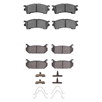 R1 Concepts® - Optimum OEp Front and Rear Brake Pad Set