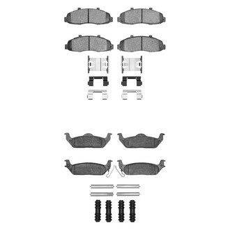 R1 Concepts® - Optimum OEp Front and Rear Brake Pad Set
