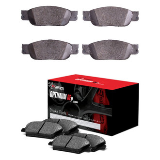 R1 Concepts® - Optimum OEp Front and Rear Brake Pad Set