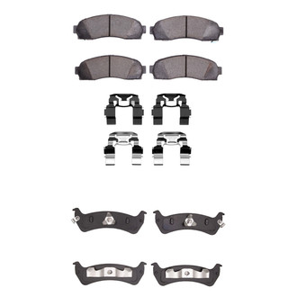R1 Concepts® - Optimum OEp Front and Rear Brake Pad Set