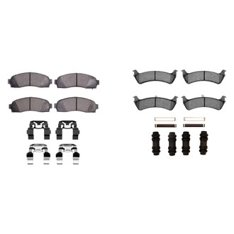 R1 Concepts® - Optimum OEp Front and Rear Brake Pad Set
