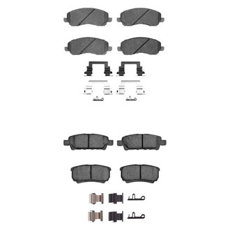R1 Concepts® - Optimum OEp Front and Rear Brake Pad Set
