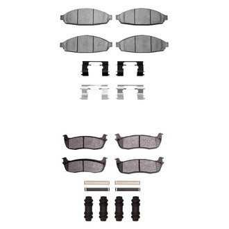 R1 Concepts® - Optimum OEp Front and Rear Brake Pad Set