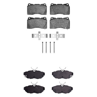 R1 Concepts® - Optimum OEp Front and Rear Brake Pad Set