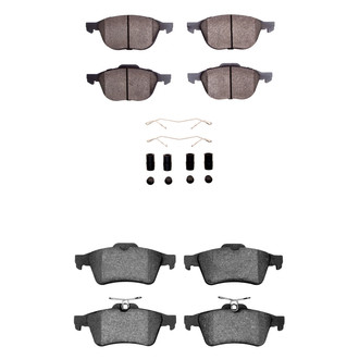 R1 Concepts® - Optimum OEp Front and Rear Brake Pad Set