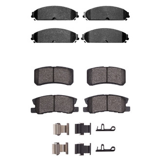 R1 Concepts® - Optimum OEp Front and Rear Brake Pad Set