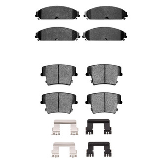 R1 Concepts® - Optimum OEp Front and Rear Brake Pad Set