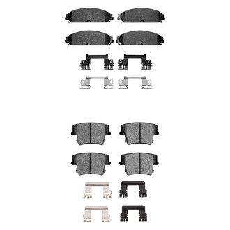 R1 Concepts® - Optimum OEp Front and Rear Brake Pad Set