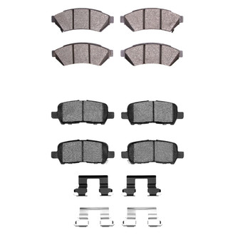 R1 Concepts® - Optimum OEp Front and Rear Brake Pad Set