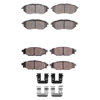 R1 Concepts® - Optimum OEp Front and Rear Brake Pad Set