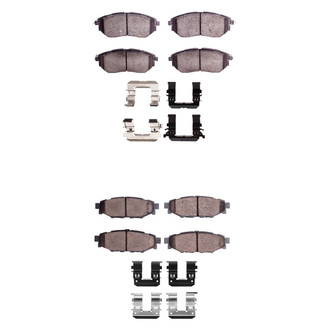 R1 Concepts® - Optimum OEp Front and Rear Brake Pad Set