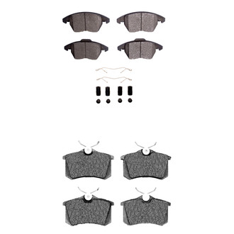 R1 Concepts® - Optimum OEp Front and Rear Brake Pad Set
