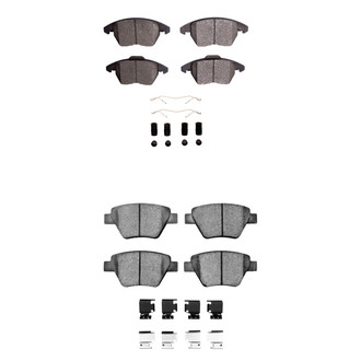 R1 Concepts® - Optimum OEp Front and Rear Brake Pad Set