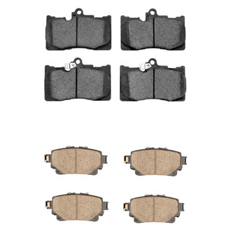 R1 Concepts® - Optimum OEp Front and Rear Brake Pad Set