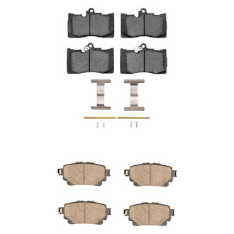 R1 Concepts® - Optimum OEp Front and Rear Brake Pad Set