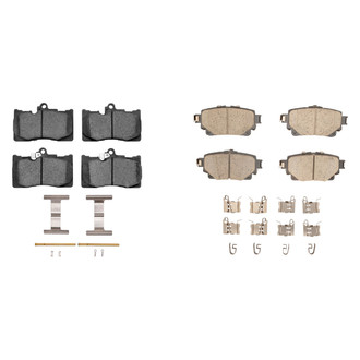 R1 Concepts® - Optimum OEp Front and Rear Brake Pad Set