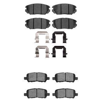 R1 Concepts® - Optimum OEp Front and Rear Brake Pad Set
