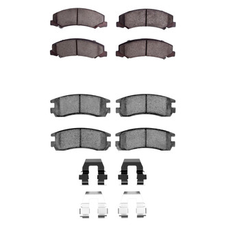 R1 Concepts® - Optimum OEp Front and Rear Brake Pad Set