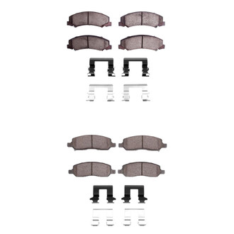 R1 Concepts® - Optimum OEp Front and Rear Brake Pad Set