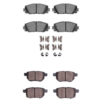 R1 Concepts® - Optimum OEp Front and Rear Brake Pad Set