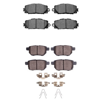 R1 Concepts® - Optimum OEp Front and Rear Brake Pad Set