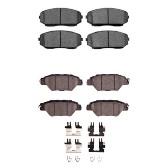 R1 Concepts® - Optimum OEp Front and Rear Brake Pad Set