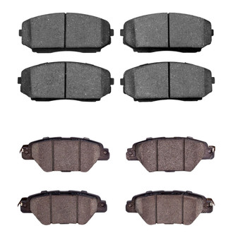 R1 Concepts® - Optimum OEp Front and Rear Brake Pad Set