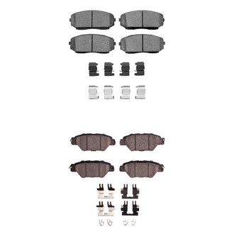 R1 Concepts® - Optimum OEp Front and Rear Brake Pad Set