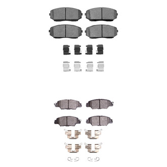 R1 Concepts® - Optimum OEp Front and Rear Brake Pad Set