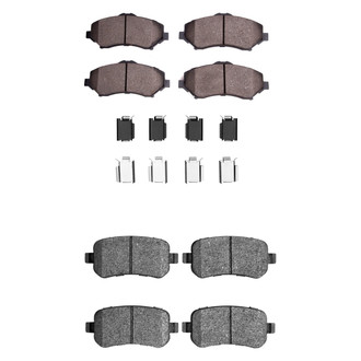 R1 Concepts® - Optimum OEp Front and Rear Brake Pad Set