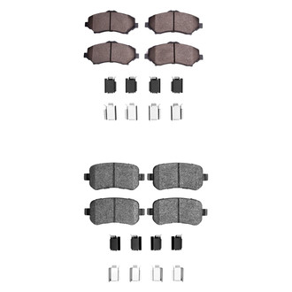 R1 Concepts® - Optimum OEp Front and Rear Brake Pad Set
