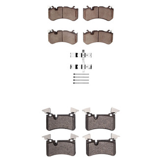 R1 Concepts® - Optimum OEp Front and Rear Brake Pad Set