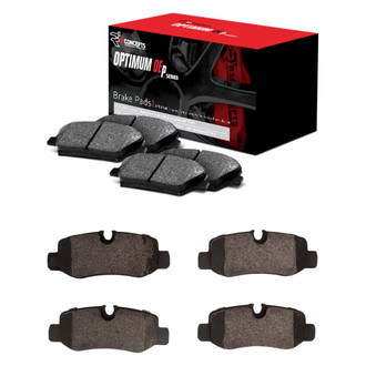 R1 Concepts® - Optimum OEp Front and Rear Brake Pad Set