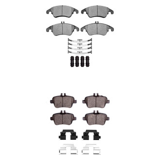 R1 Concepts® - Optimum OEp Front and Rear Brake Pad Set