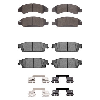 R1 Concepts® - Optimum OEp Front and Rear Brake Pad Set