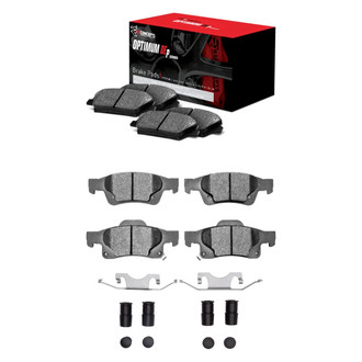 R1 Concepts® - Optimum OEp Front and Rear Brake Pad Set