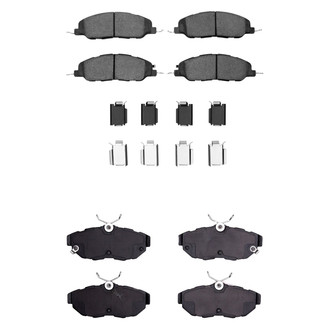 R1 Concepts® - Optimum OEp Front and Rear Brake Pad Set