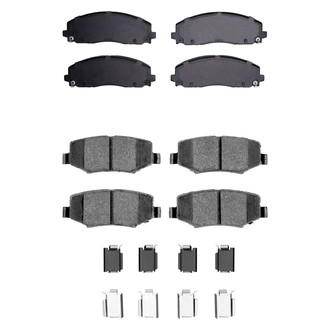 R1 Concepts® - Optimum OEp Front and Rear Brake Pad Set