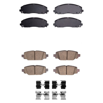 R1 Concepts® - Optimum OEp Front and Rear Brake Pad Set