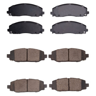 R1 Concepts® - Optimum OEp Front and Rear Brake Pad Set