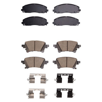 R1 Concepts® - Optimum OEp Front and Rear Brake Pad Set