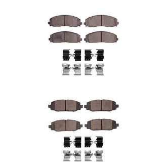 R1 Concepts® - Optimum OEp Front and Rear Brake Pad Set