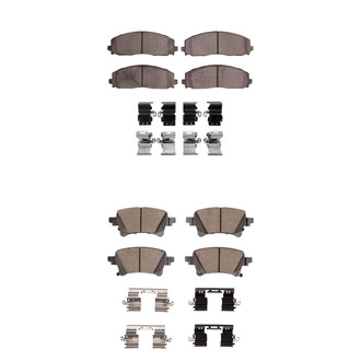 R1 Concepts® - Optimum OEp Front and Rear Brake Pad Set