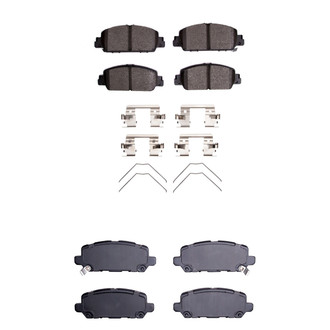 R1 Concepts® - Optimum OEp Front and Rear Brake Pad Set