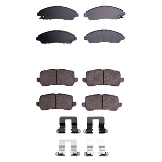 R1 Concepts® - Optimum OEp Front and Rear Brake Pad Set