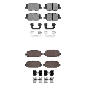 R1 Concepts® - Optimum OEp Front and Rear Brake Pad Set