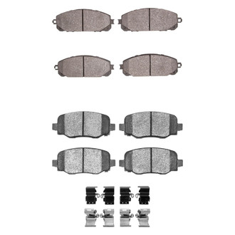 R1 Concepts® - Optimum OEp Front and Rear Brake Pad Set