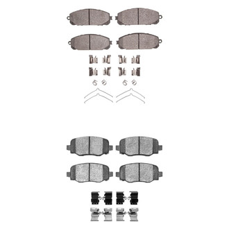 R1 Concepts® - Optimum OEp Front and Rear Brake Pad Set