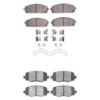 R1 Concepts® - Optimum OEp Front and Rear Brake Pad Set