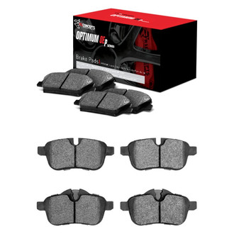 R1 Concepts® - Optimum OEp Front and Rear Brake Pad Set